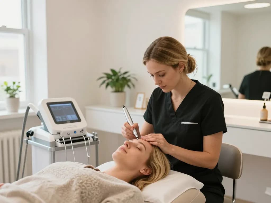 Electrolysis for light hair San Antonio performed in a welcoming beauty studio with trained professionals.
