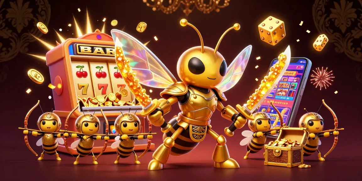 WinboxMY showcases exciting online casino action with a dynamic 3D illustration featuring thrilling games.