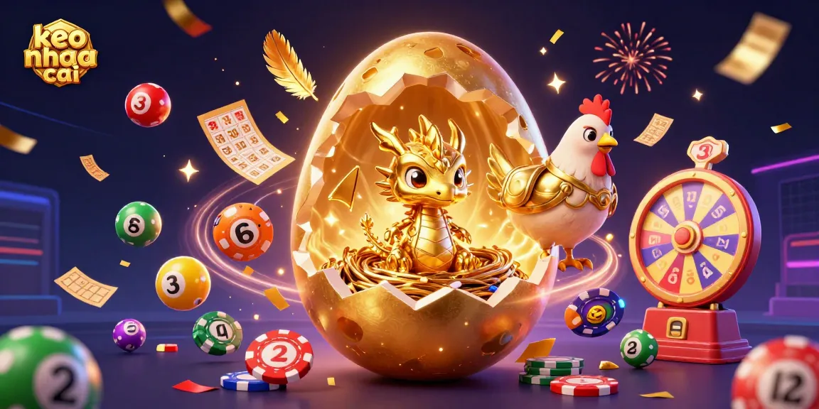 Engage with keo nha cai and unleash thrilling games with golden dragon amidst vibrant casino elements.