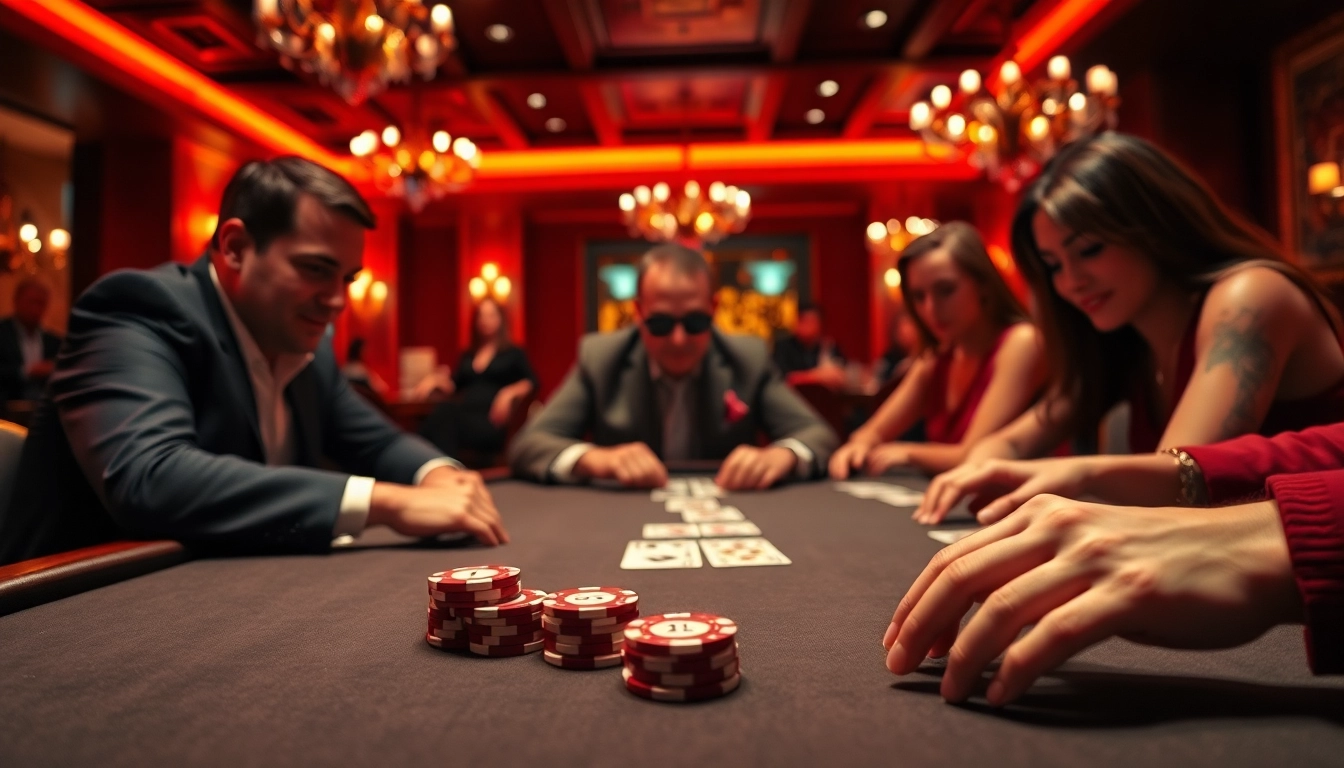 Mole4d menghantarkan momen mendorong adrenalin di meja poker kasino.