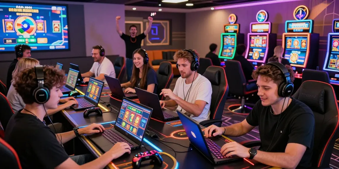 Exciting online casino gaming scene showcasing players enjoying slot88 games in a vibrant atmosphere.