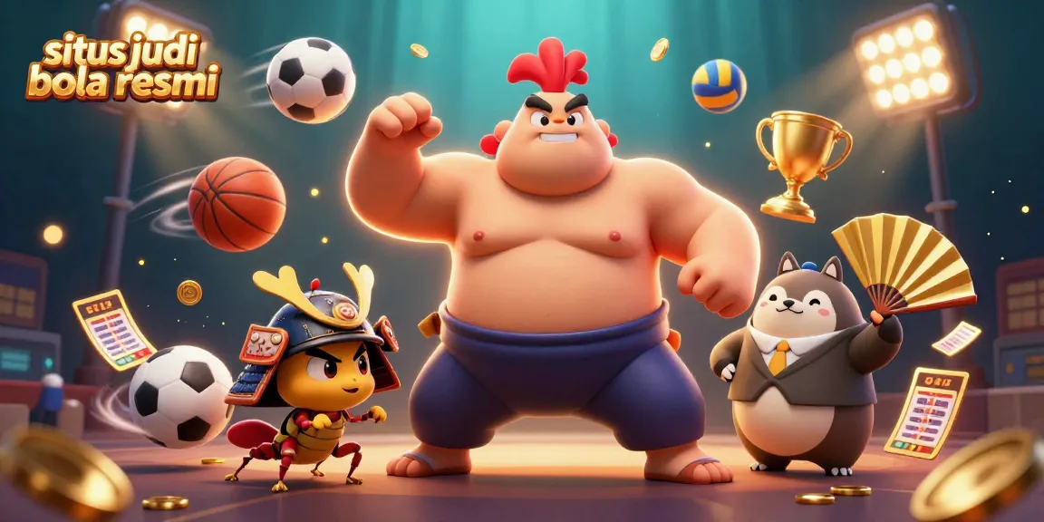 Experience thrilling sports betting with situs judi bola resmi featuring dynamic characters and lively elements.