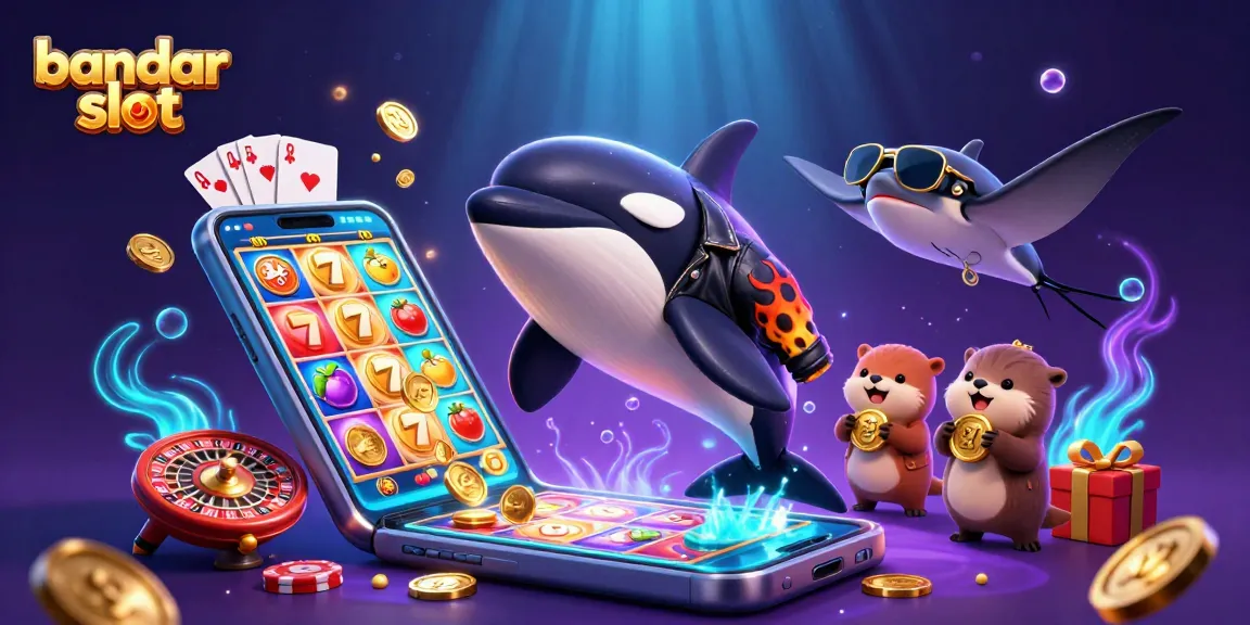 Rasakan sensasi bermain bandar slot dengan orca, ikan pari, dan berang-berang pengumpul koin.
