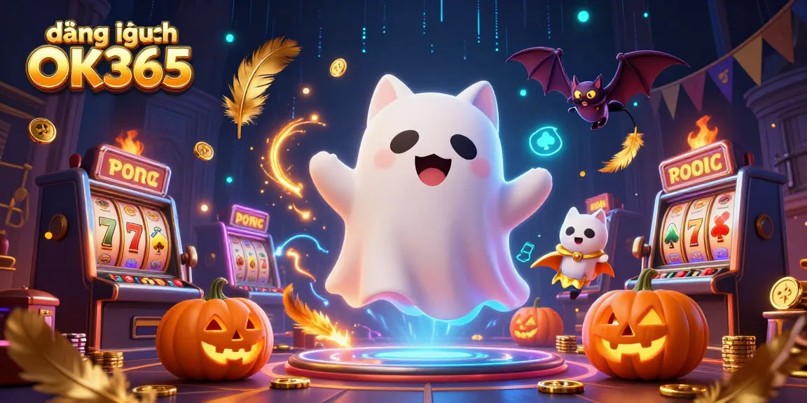 Engage with the exciting world of đăng nhập OK365 by floating through a haunted casino filled with ghostly and Halloween-themed characters.