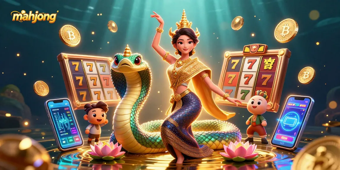 Engage in mahjong gaming adventures with vibrant characters and dynamic slot elements in a rich casino scene.