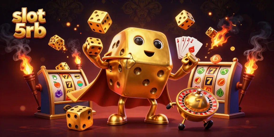 Experience exhilarating wins at slot 5rb with this vibrant 3D casino scene filled with action.