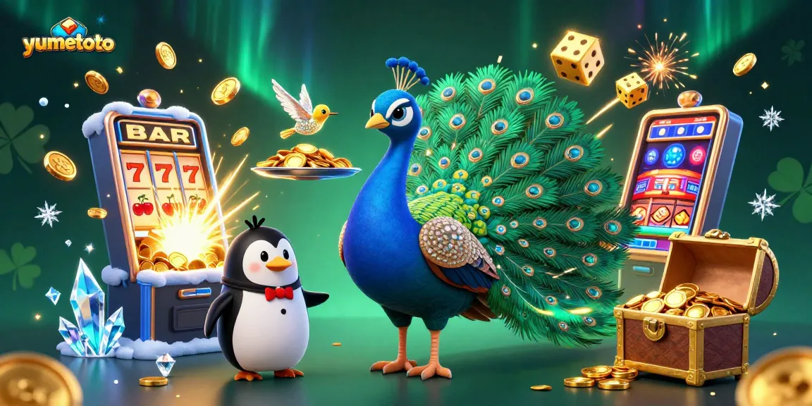 Experience the thrill of yumetoto slots with vibrant 3D characters and jackpot excitement.