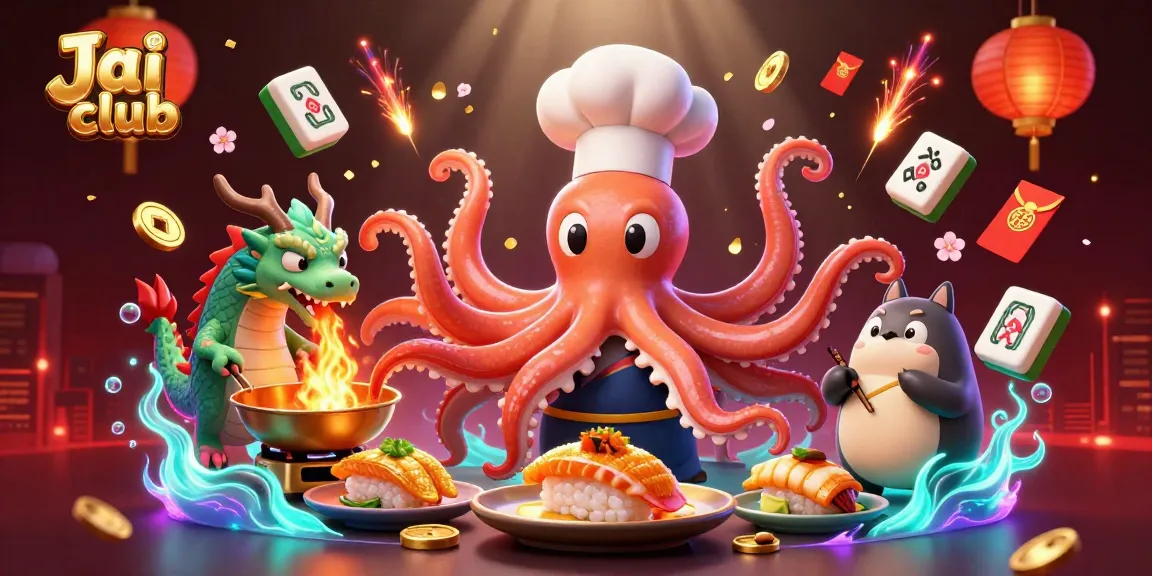 Experience the thrill of Jai club with vibrant, dynamic characters in a festive casino setting.