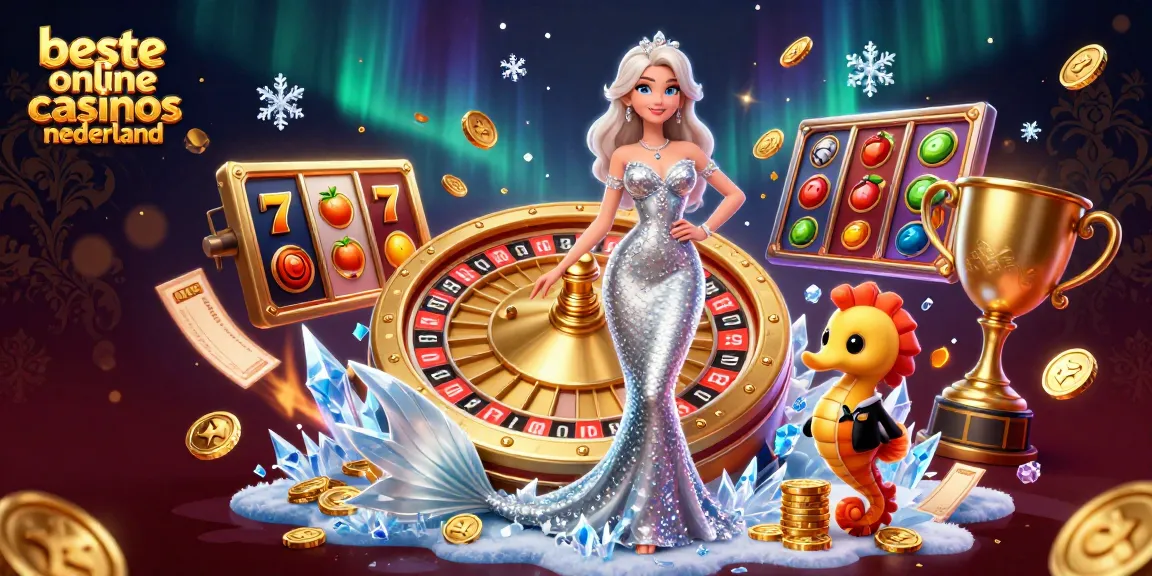 Experience the thrill of the beste online casinos nederland with vibrant casino elements and characters.
