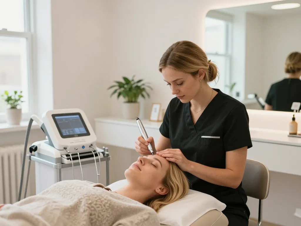 Electrolysis for light hair San Antonio performed in a welcoming beauty studio with trained professionals.