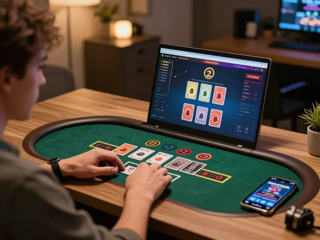 Enjoying an exciting live blackjack game at jun88bet with interactive gameplay and cozy setup.