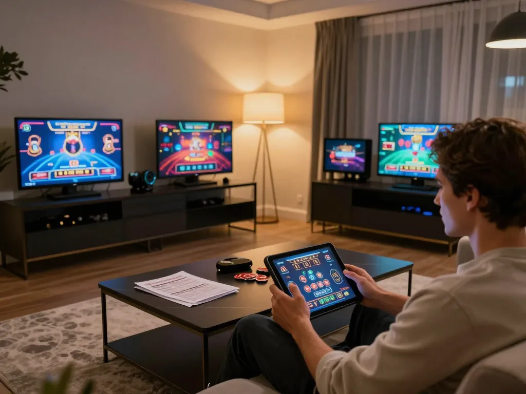 Engaging in online casino gaming at trang chủ 566 with immersive tablet experience and strategic notes