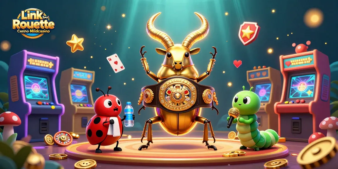 Experience the excitement at Link Resmi Roulette Casino Mildcasino featuring animated casino characters.
