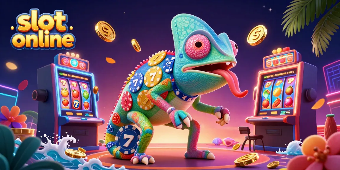 Putar slot online dengan chameleon pemilik kasino, merebut koin emas di mana-mana!