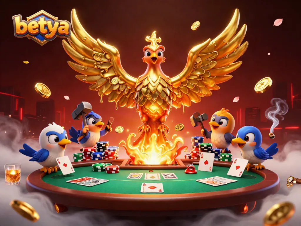 Experience the thrill of gambling with betya at a vibrant poker table filled with action.