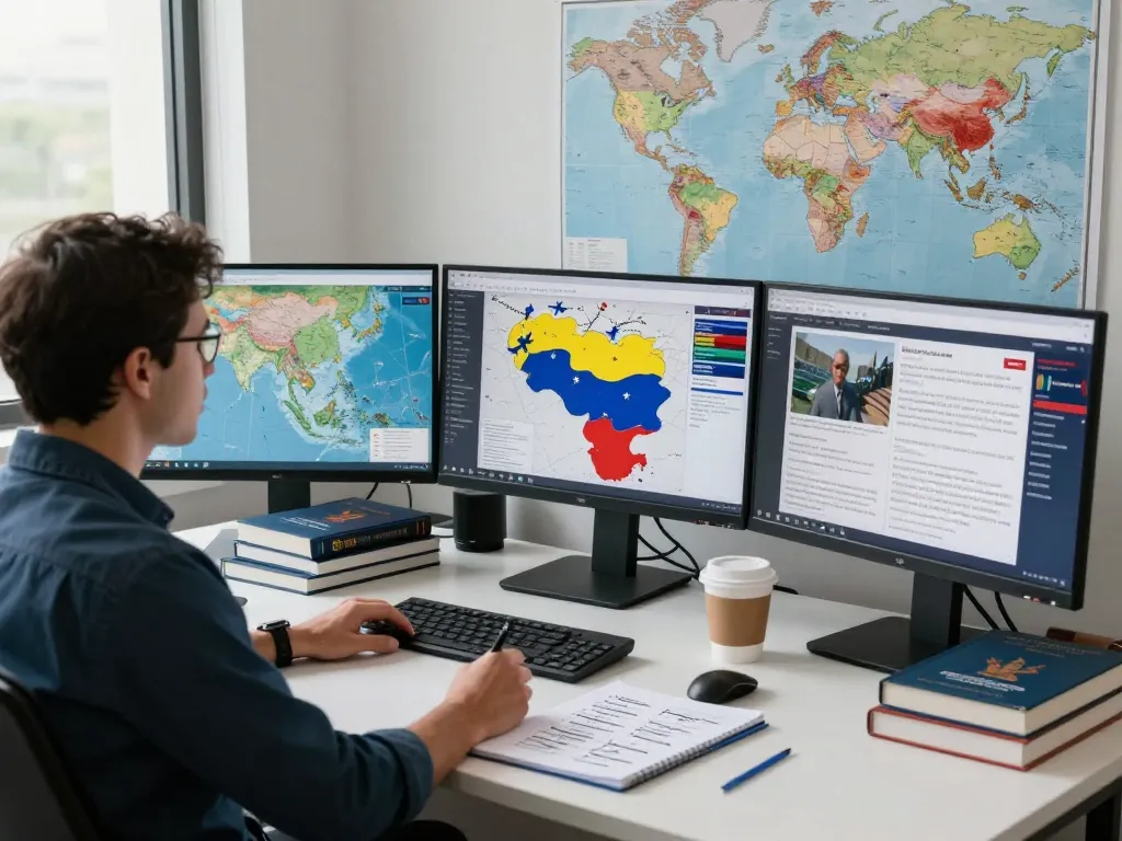 Analyzing geopolitical dynamics from sanctions to strikes on Venezuela.