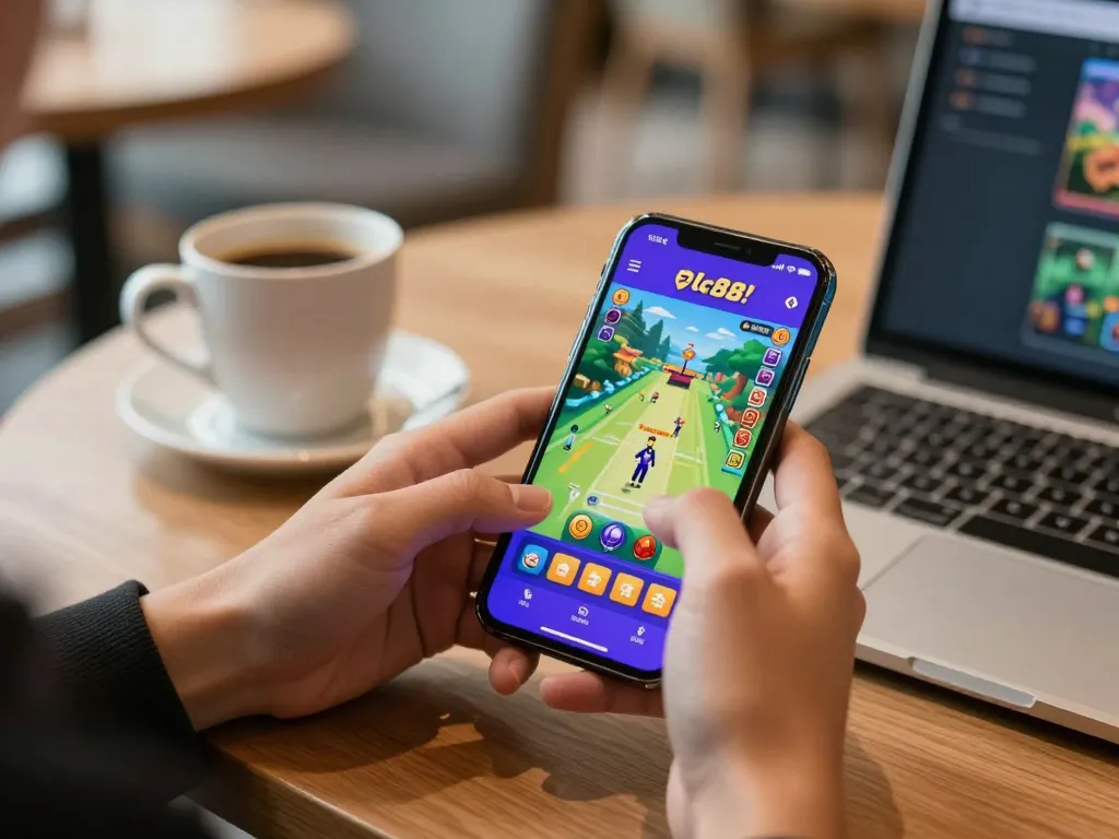 Experience winning moments using the app lc88 in a cozy cafe setting.
