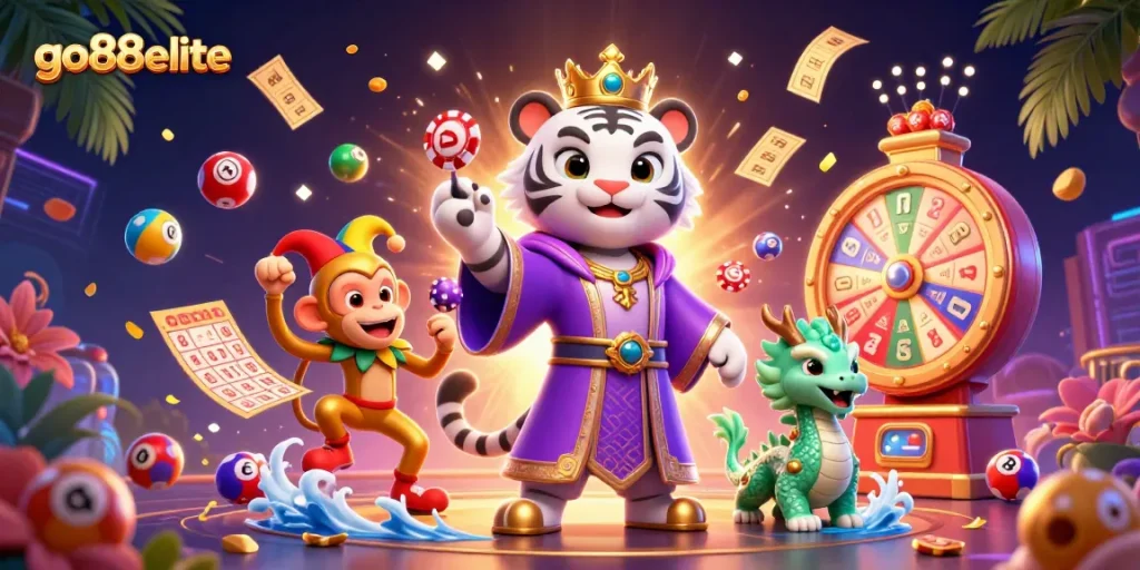 Join the action at go88elite while playing exciting games with vivid characters and engaging casino elements.
