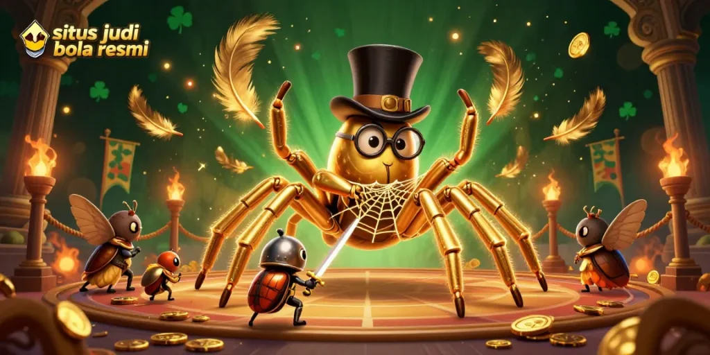 Engage with situs judi bola resmi through thrilling betting adventures featuring cartoon characters.